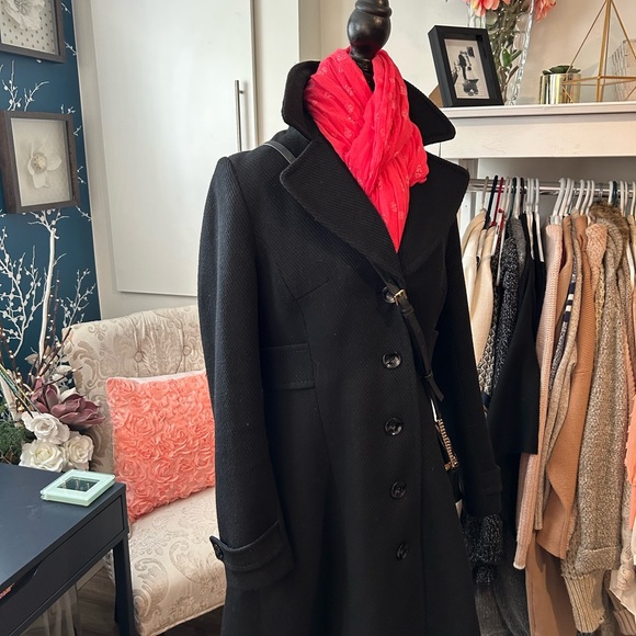 STUNNING Black peacoat size 12 - Picture 8 of 12